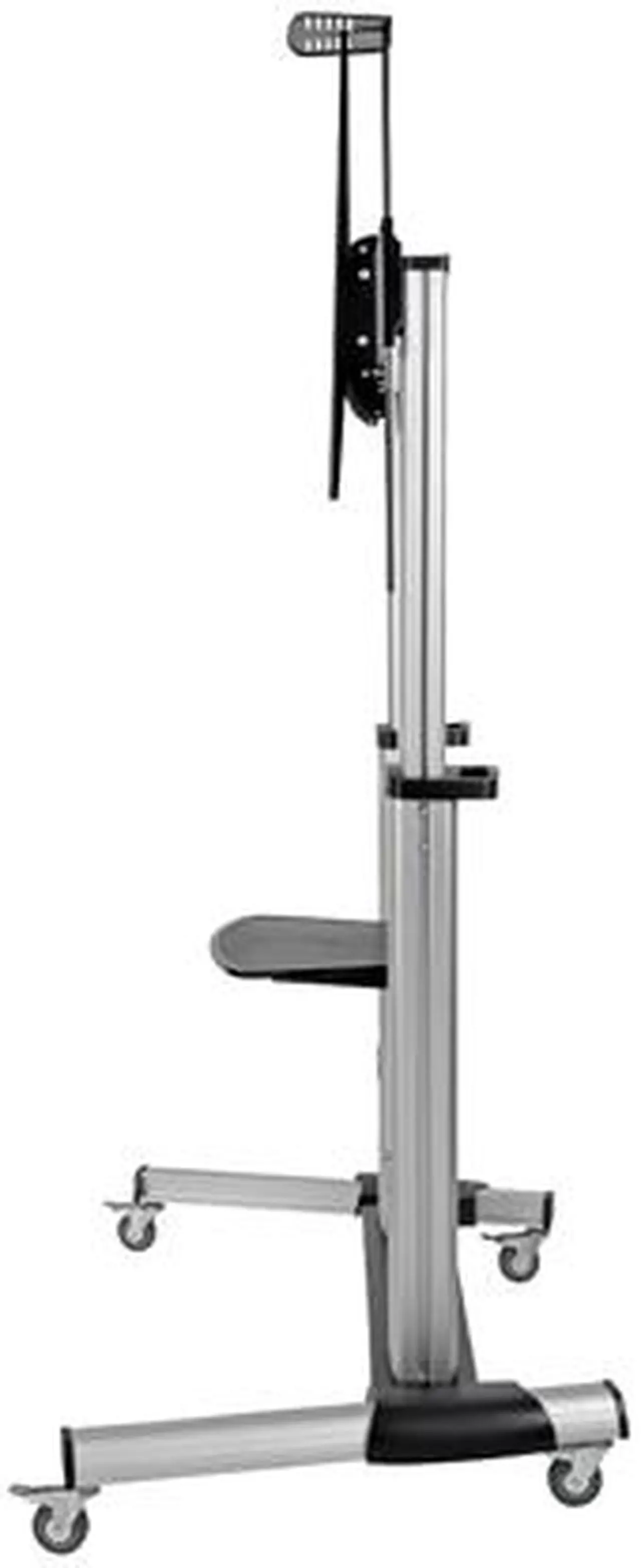Alt view image 5 of 7 - Tripp Lite Mobile TV Floor Stand Cart Height-Adjustable LCD 60-100" Display (DMCS60100XX)