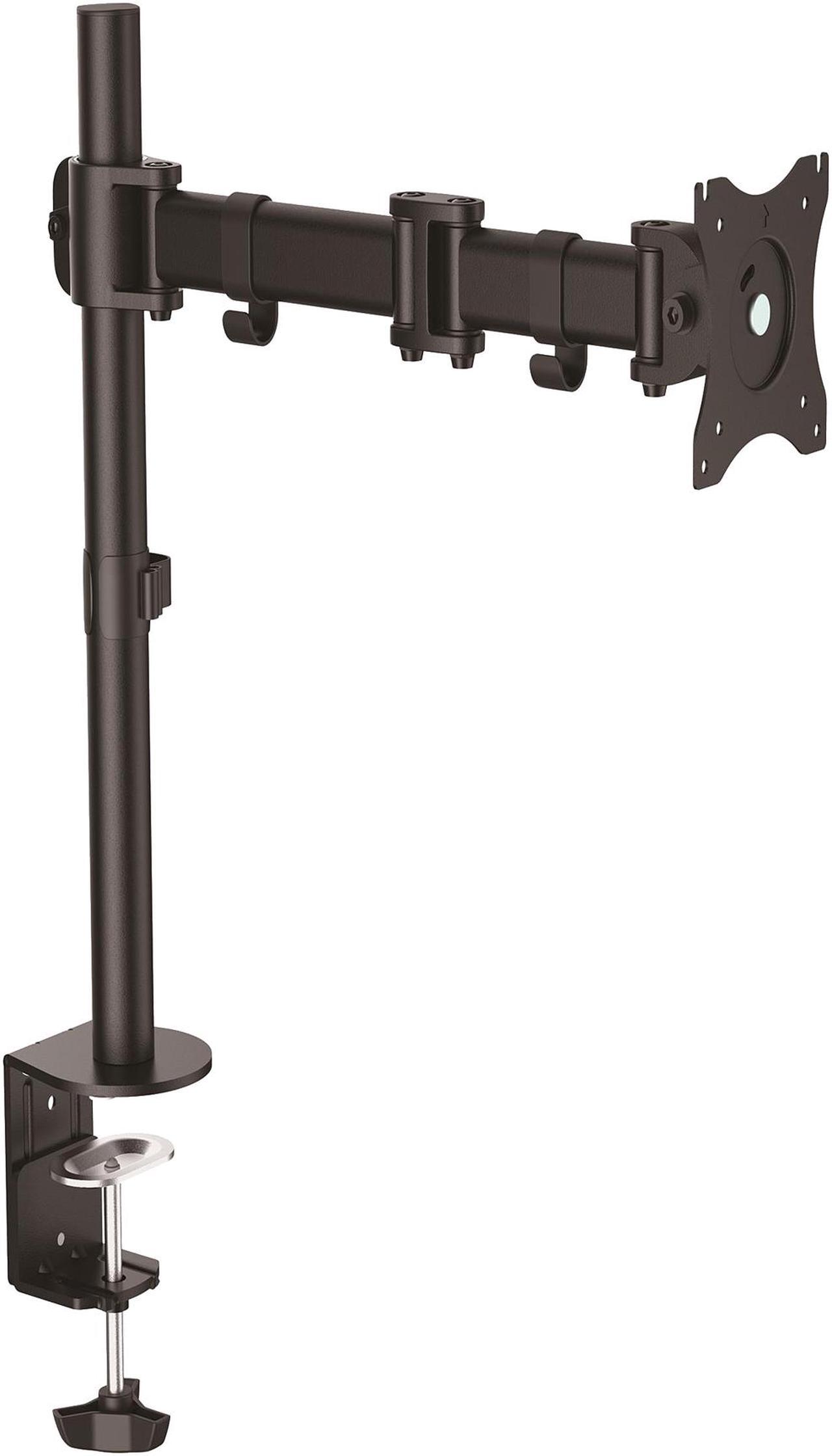 StarTech ARMPIVOTB Articulating Monitor Arm - Steel - Single Monitor Stand - Monitors up to 27" - VESA Mount - Adjustable Monitor Arm