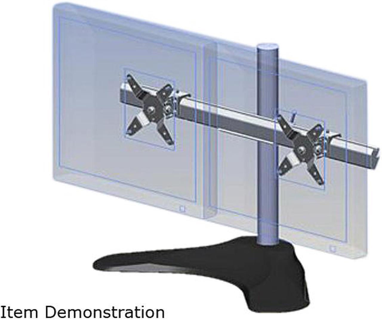 Main image of Ergotech 100-D16-B02 Dual Horizontal LCD Monitor Arm Desk Stand