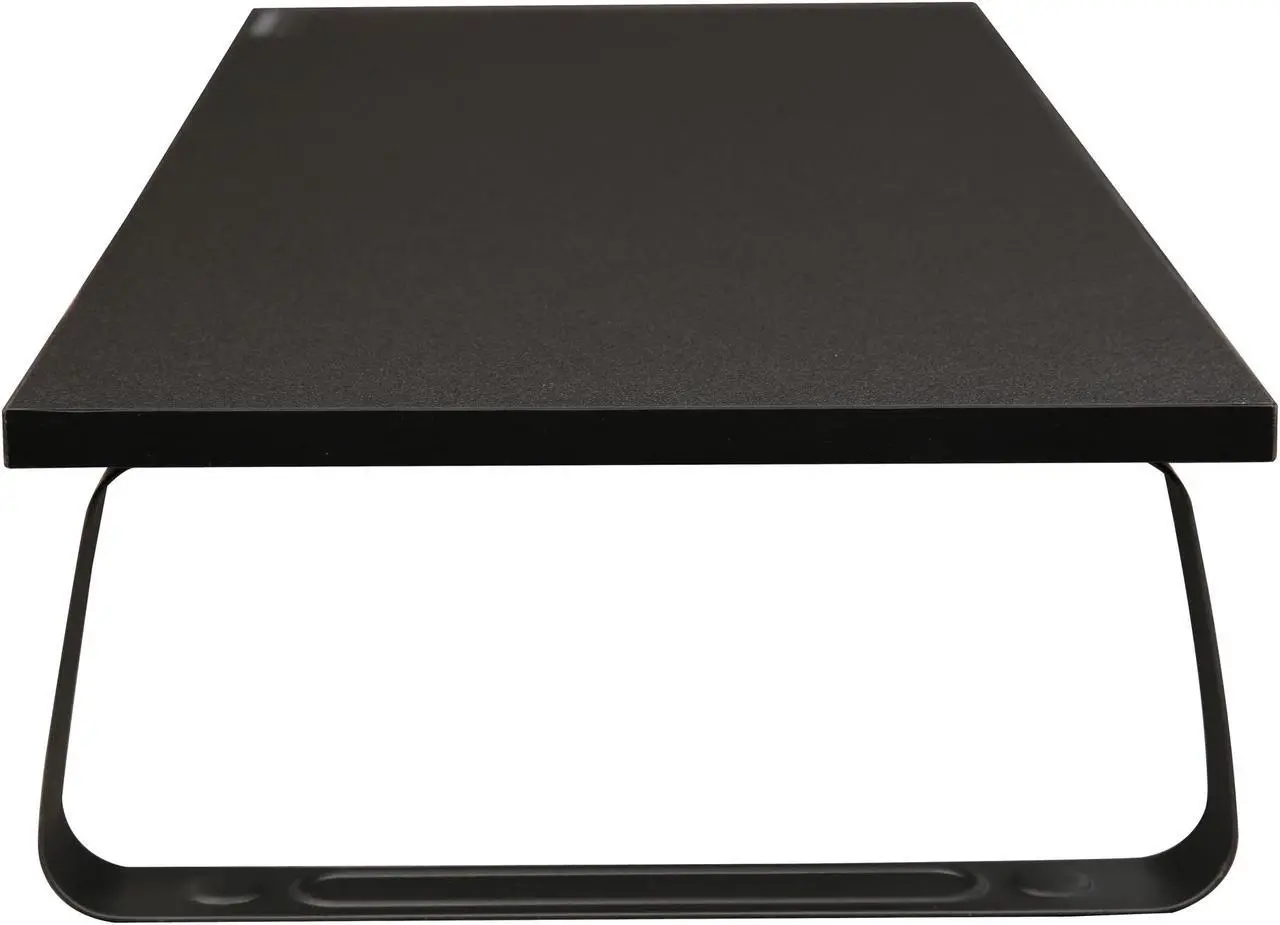 Alt view image 4 of 7 - Rosewill Desk Riser / Computer Monitor Stand with Wood Top and Metal Feet, Black Printer Stand - Desk Shelf Monitor Riser Desktop Organizer with Keyboard Storage Space, RMS10