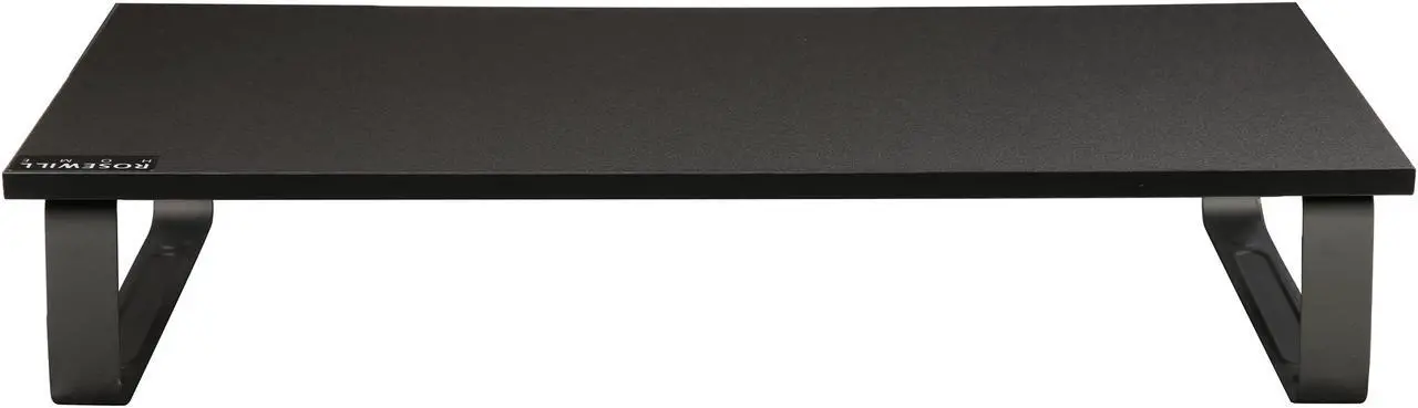 Alt view image 5 of 7 - Rosewill Desk Riser / Computer Monitor Stand with Wood Top and Metal Feet, Black Printer Stand - Desk Shelf Monitor Riser Desktop Organizer with Keyboard Storage Space, RMS10
