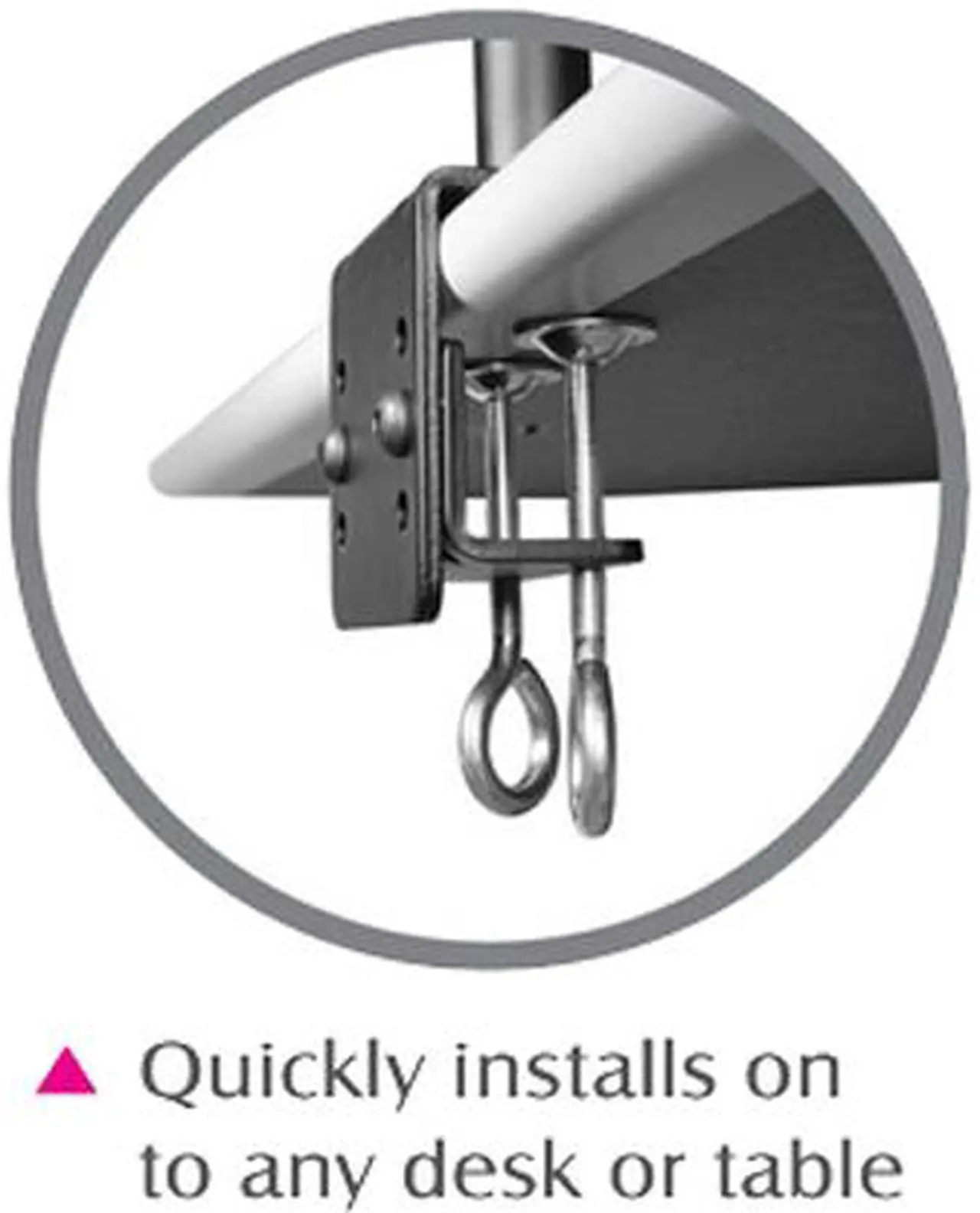 Alt view image 4 of 6 - SIIG CE-MT0S12-S1 Articulating Quad Monitor Desk Mount - 13" to 27"