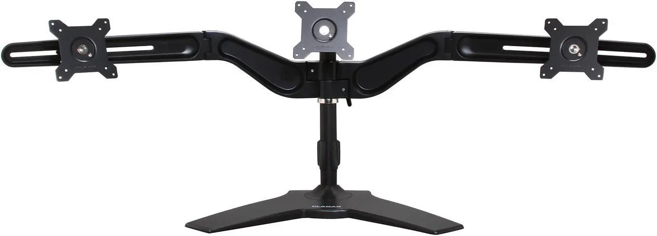 Alt view image 2 of 6 - Planar 997-6035-00 Triple Monitor Stand
