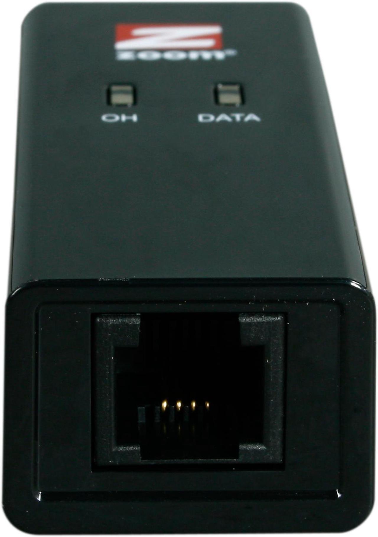 Alt view image 3 of 4 - Zoom 3095-00-00G Mini External Modem 56Kbps USB Data: V.92, V.90, V.34, V.32bis, V.22, V.23, V.21, Bell 103/212A Compression: V.44, V.42bis, MNP5 Error Control: V.42, MNP2-4 Hayes AT and extended AT command set compatible USB version 1.1 co