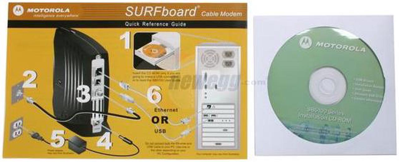 Alt view image 7 of 8 - MOTOROLA SURFboard SB5101 Cable Modem 38Mbps Downstream, 30Mbps Upstream USB and Ethernet 10/100Base-T DOCSIS 2.0/1.1 - OEM