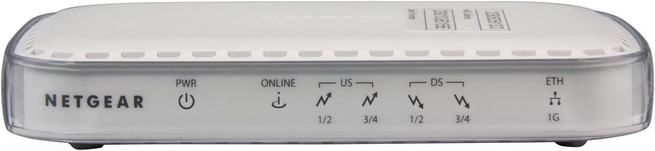 Alt view image 2 of 5 - NETGEAR CMD31T-100NAS High Speed Cable Modem - DOCSIS 3.0 Ethernet Port