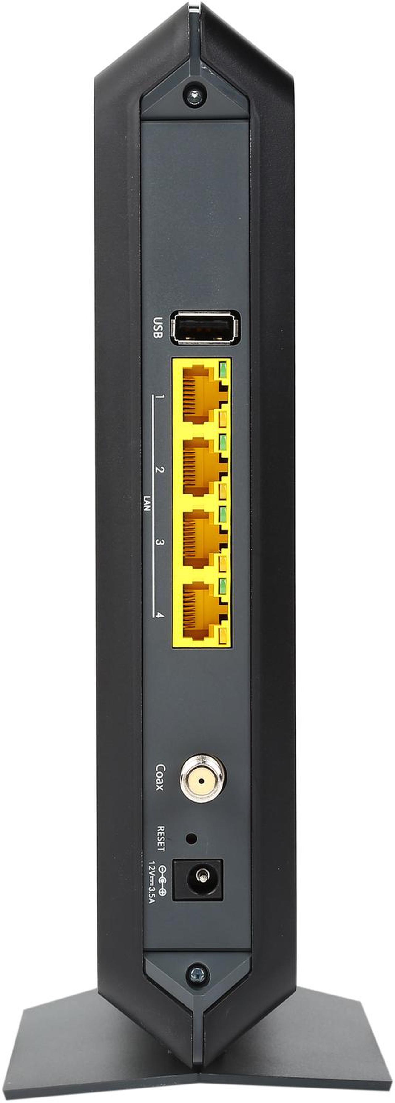 Alt view image 4 of 5 - NETGEAR Nighthawk AC1900 (24x8) DOCSIS 3.0 WiFi Cable Modem Router Combo Certified for Xfinity from Comcast, Spectrum, Cox, & more (C7000)