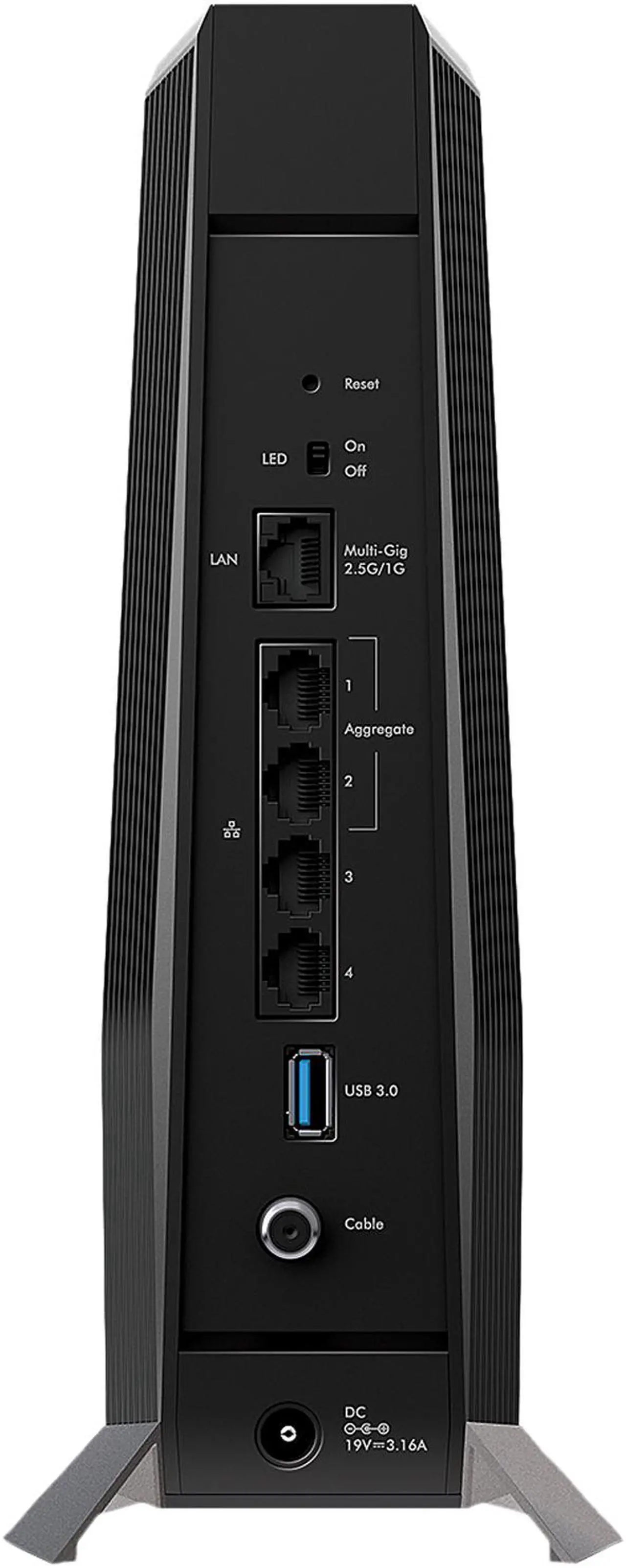 Alt view image 5 of 6 - Netgear Nighthawk DOCSIS 3.1 Two-in-one Cable Modem + WiFi 6 Router Combo, 6Gbps (CAX80)