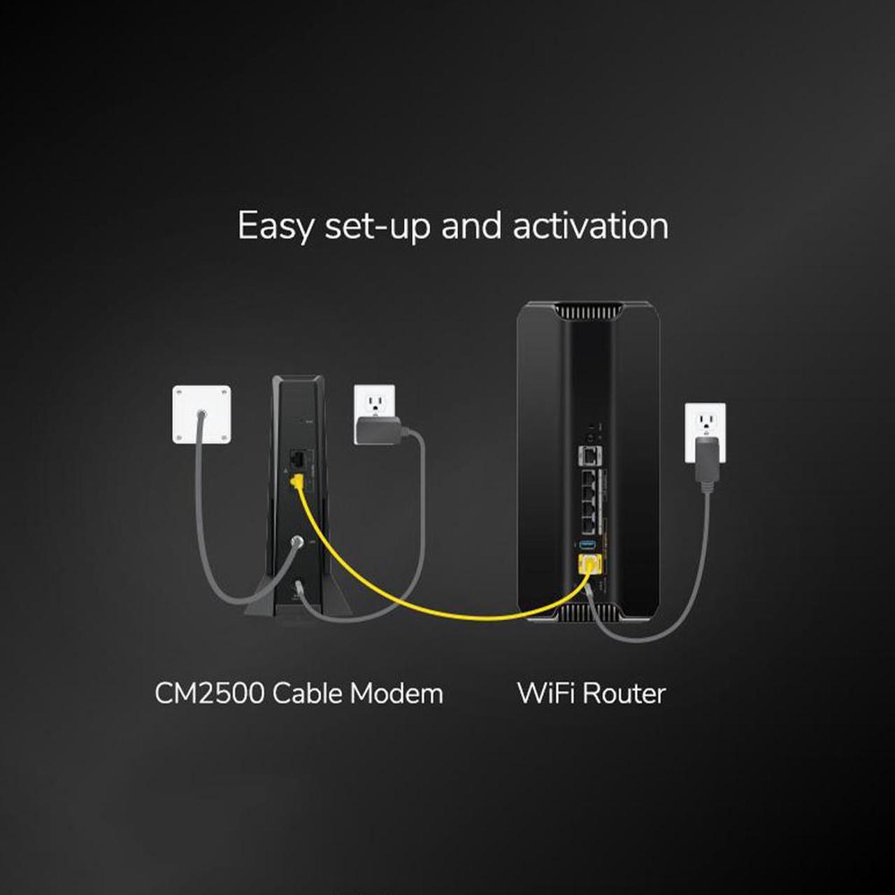 Alt view image 4 of 4 - NETGEAR Nighthawk Mid/high-Split Multi-Gig 2Gbps Cable Modem | CM2500