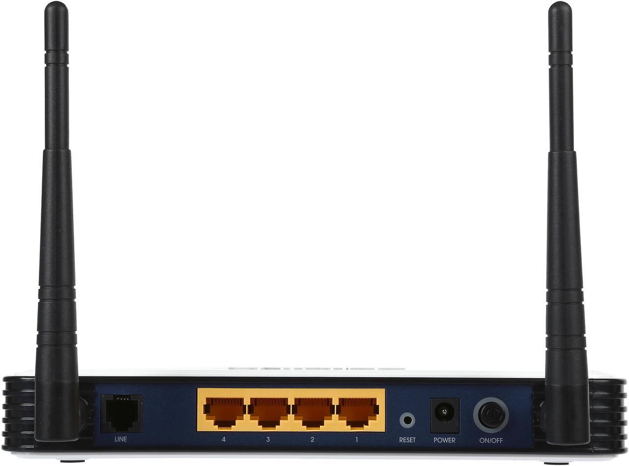 Alt view image 5 of 7 - TP-LINK TD-W8960N Wireless N300 ADSL2+ Modem Router, 300Mbps, IPSec VPN support, ADSL / ADSL2 / ADSL2+ Certified Refurbished