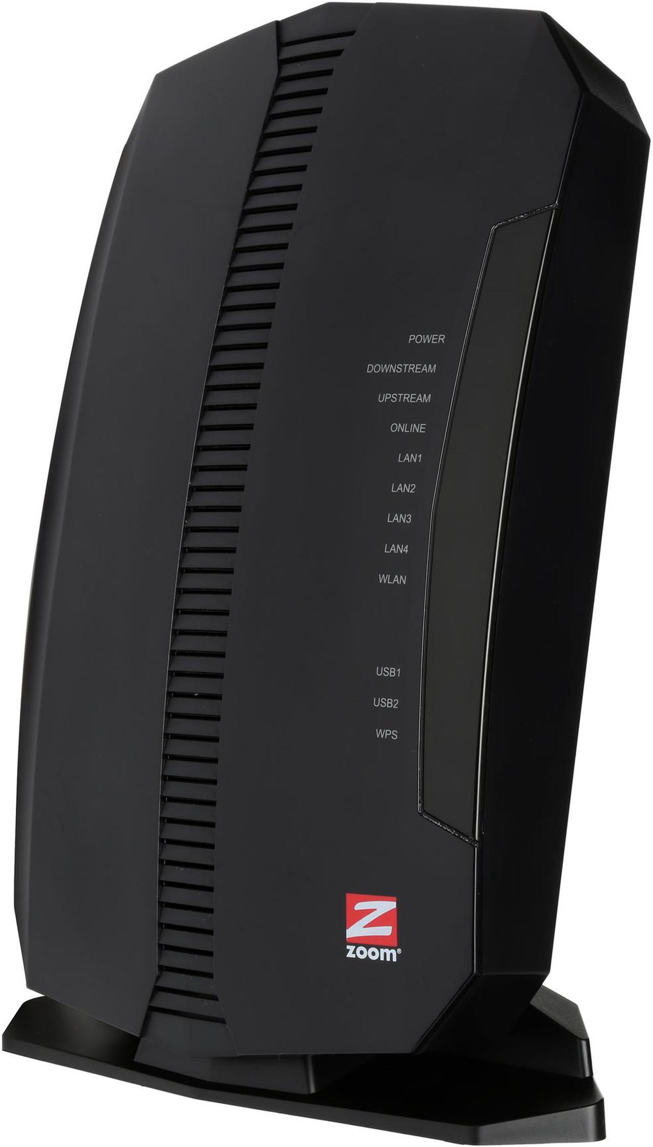 Main image of Zoom Model 5354 Cable Modem, N300 Wireless Gigabit Router, DOCSIS 3.0, Certified by Comcast XFINITY, Time Warner Cable and Other Providers