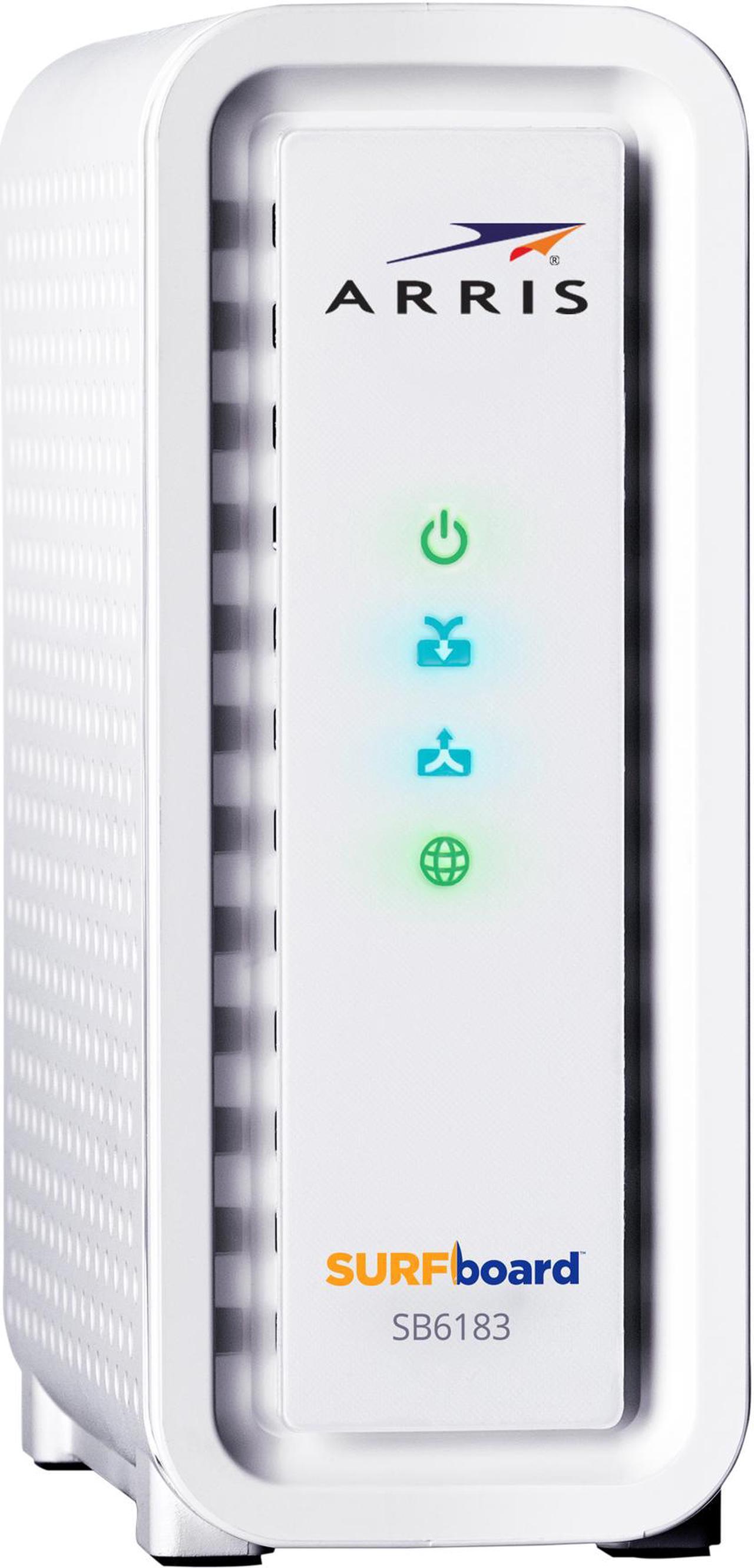 ARRIS SURFboard SB6183 DOCSIS 3.0 Cable Modem - 600 MHz Dual-Thread Processor