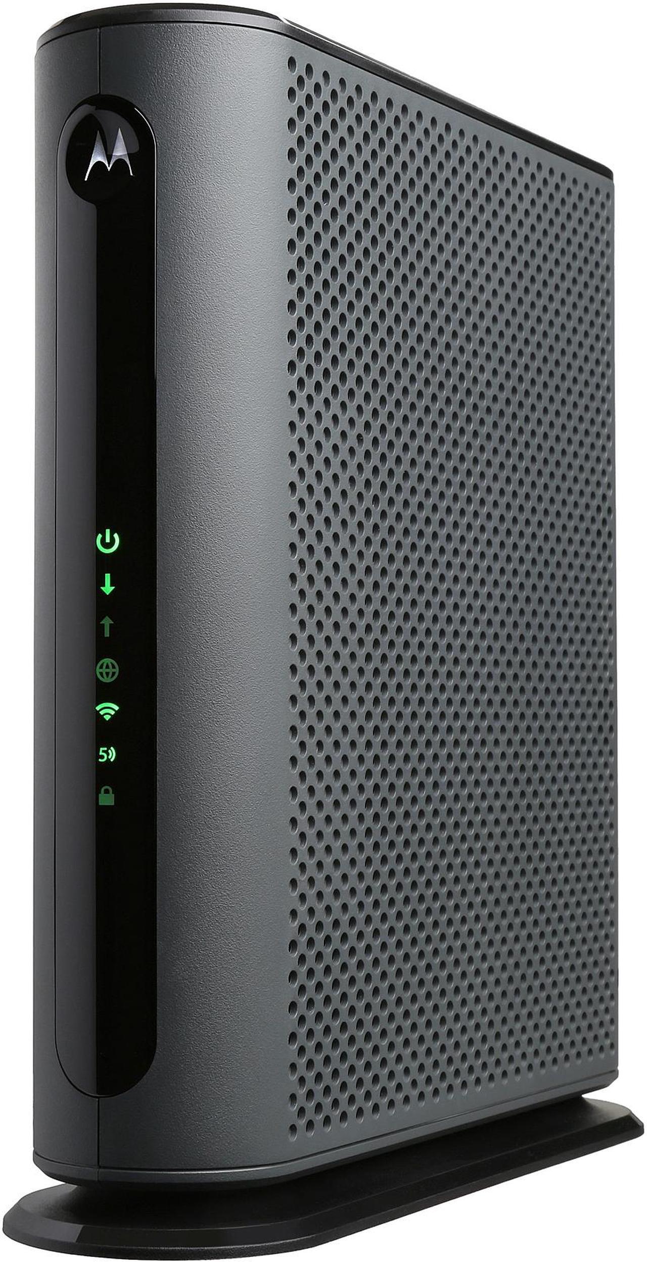 Main image of MOTOROLA MG7540 16x4 Cable Modem Plus AC1600 Dual Band Wi-Fi Gigabit Router with DFS, 686 Mbps Maximum DOCSIS 3.0 - Approved by Comcast Xfinity, Cox, Charter Spectrum, More