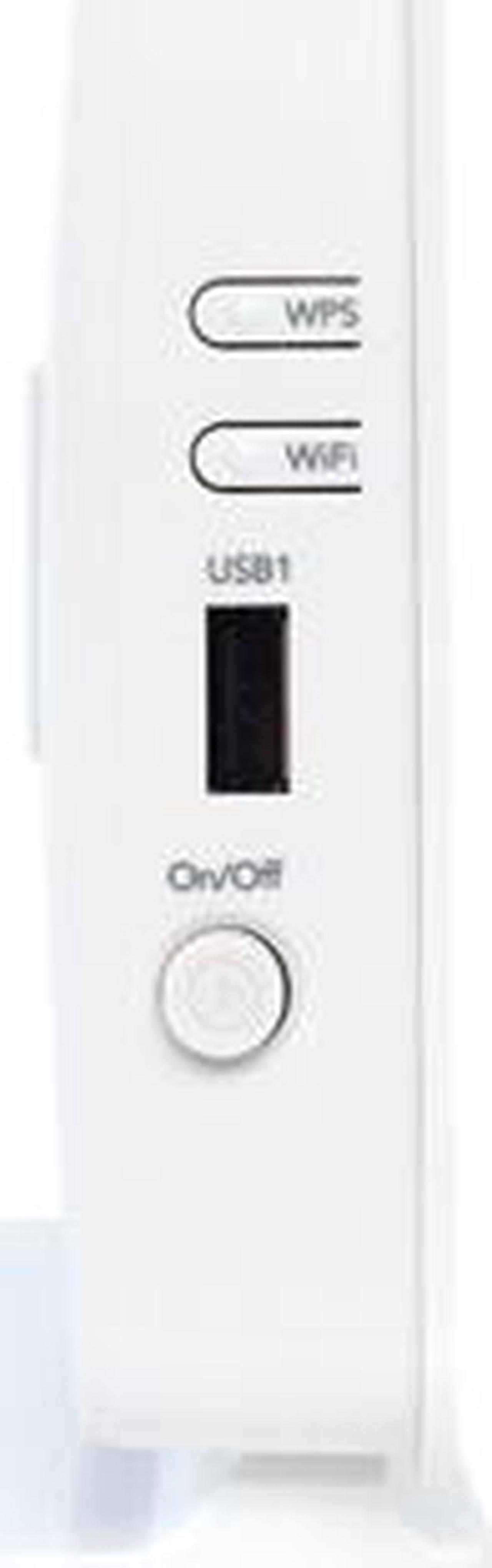 Alt view image 3 of 4 - NetComm Wireless NF10WV VDSL / ADSL N300 WiFi Gateway with VoIP 1 x RJ45 10/100/1000Mbps WAN port
1 x RJ11 ADSL/VDSL port
4 x RJ45 10/100Mbps LAN ports
2 x FXS ports
2 x USB 2.0 Ports (storage)