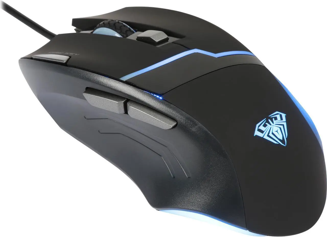 Main image of AULA SI-9008 Black 7 Buttons USB Wired Optical Gaming Mouse