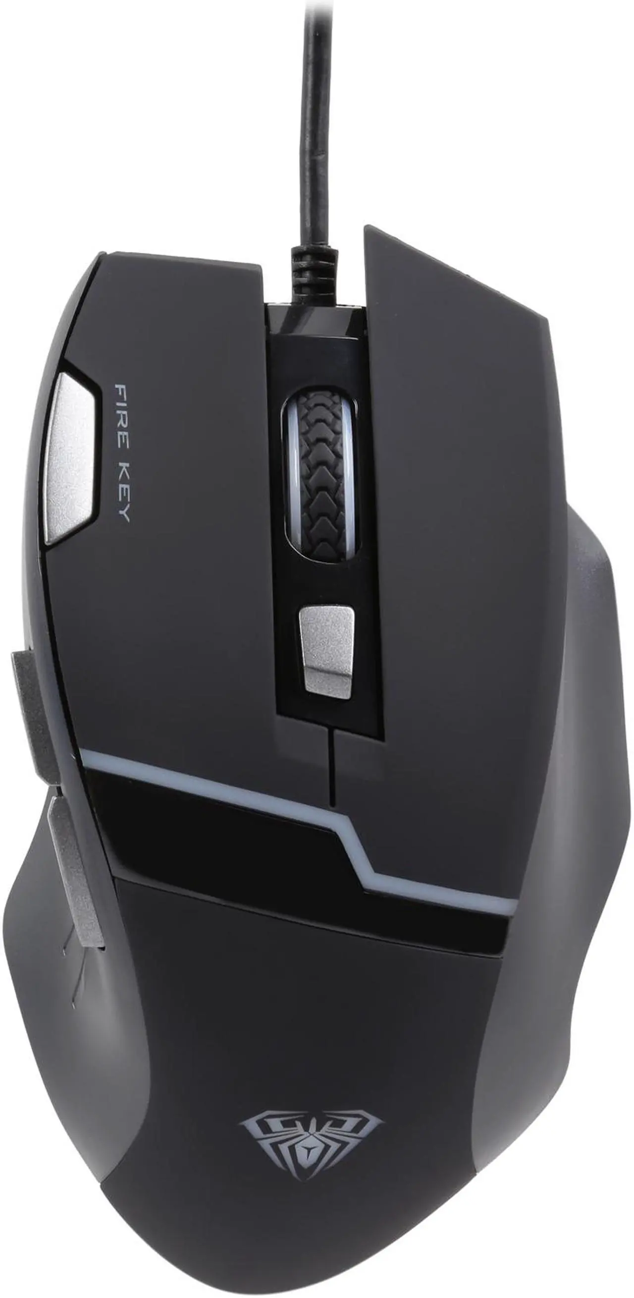 Alt view image 3 of 5 - AULA SI-9008 Black 7 Buttons USB Wired Optical Gaming Mouse