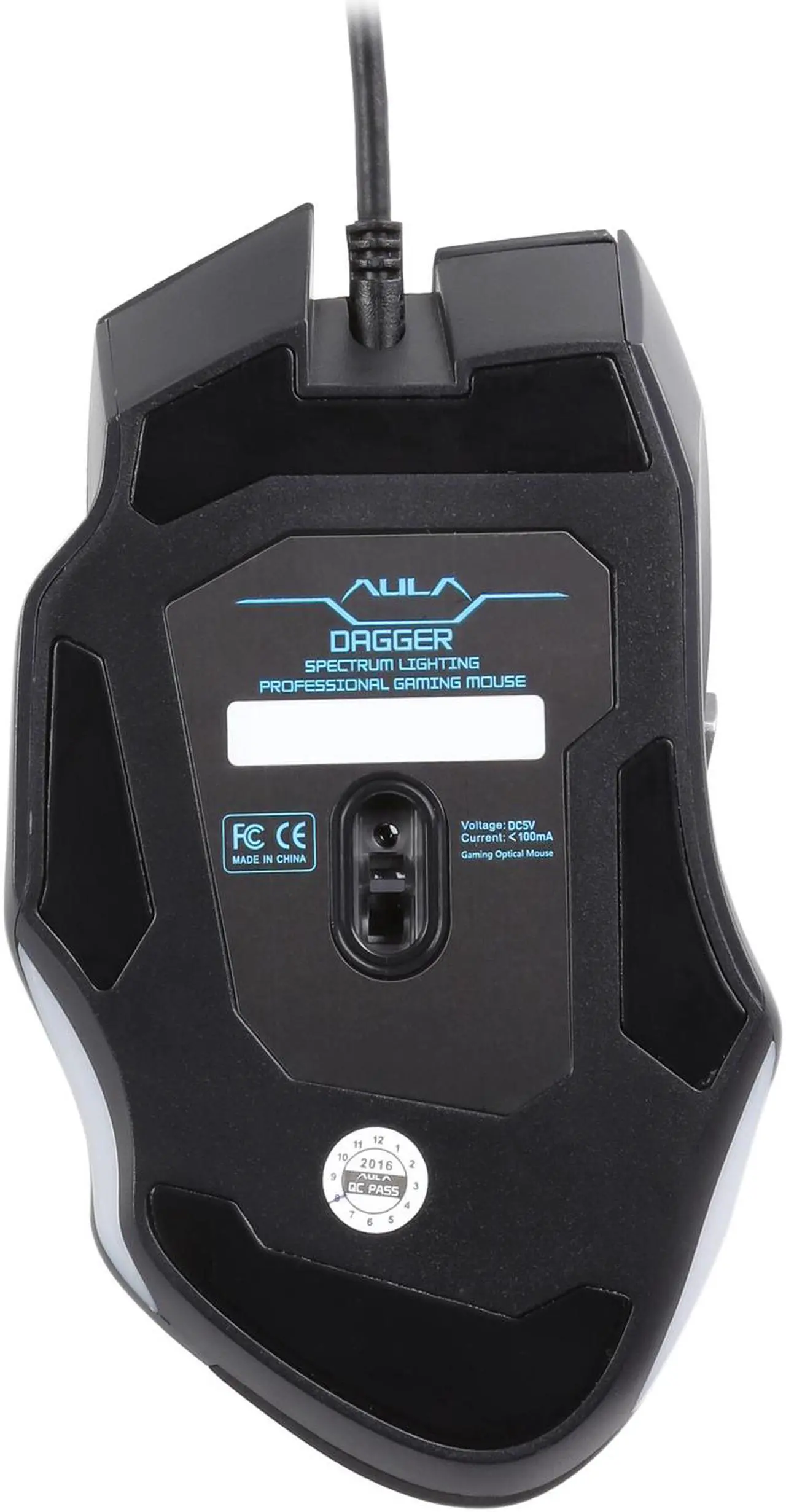 Alt view image 5 of 5 - AULA SI-9008 Black 7 Buttons USB Wired Optical Gaming Mouse