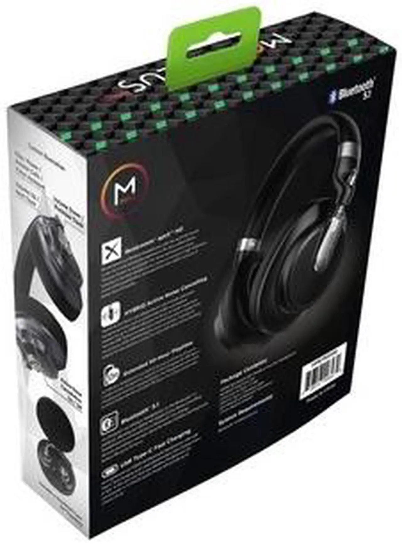 Alt view image 7 of 7 - Morpheus 360 Verve HD Hybrid ANC Wireless Noise Cancelling Headphones - Bluetooth Headset with Microphone (HP9750HD)
