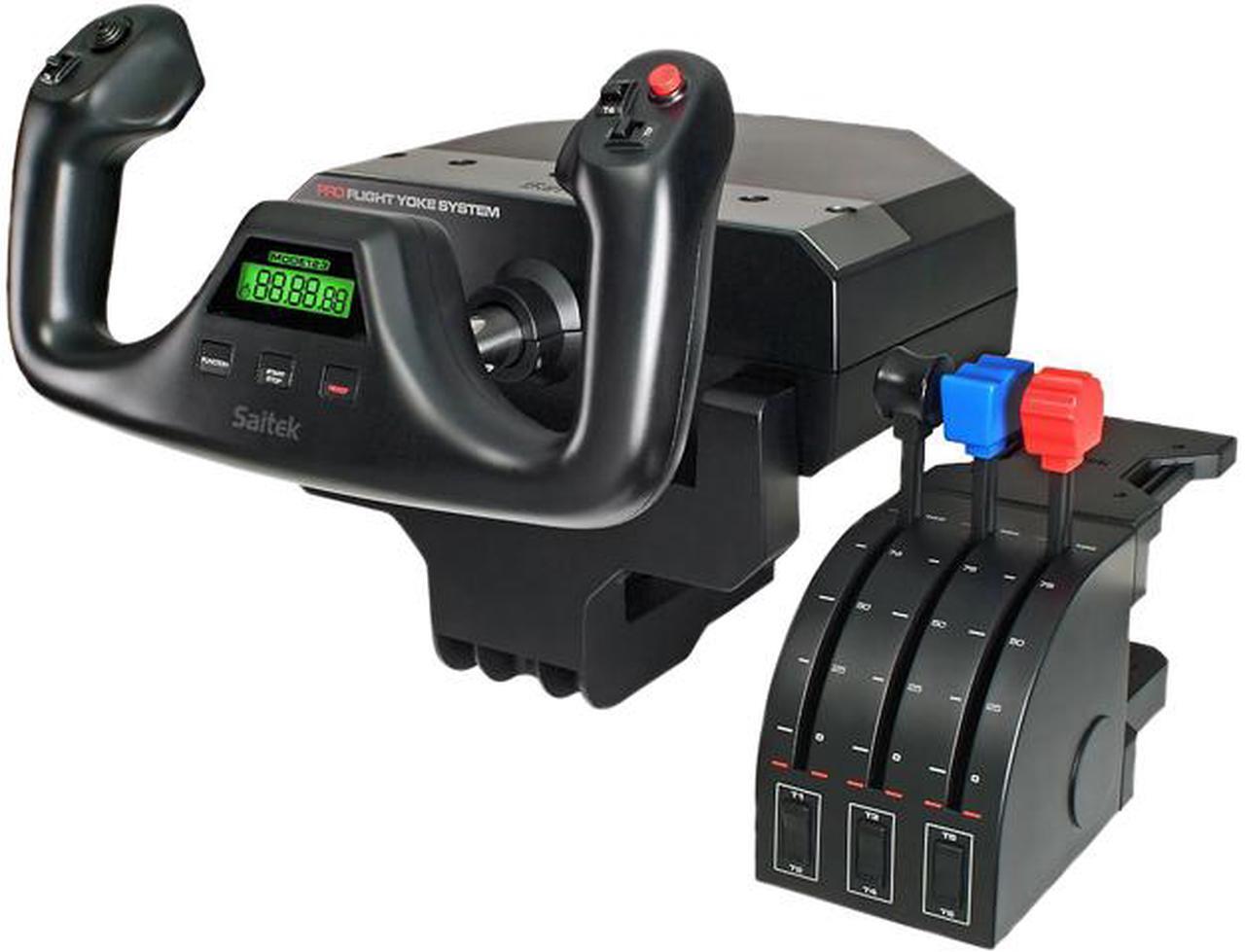 Main image of Saitek Pro Flight Yoke with Three-Lever Throttle (PZ44)