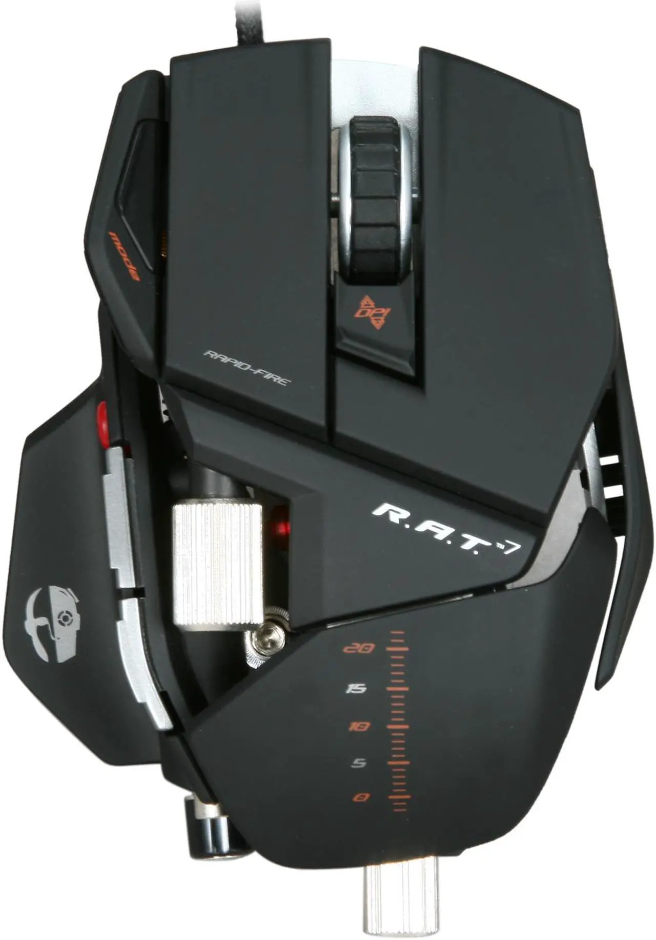 Alt view image 2 of 6 - Cyborg CCB437080002/04/1 Black USB Wired Laser R.A.T. 7 Gaming Mouse
