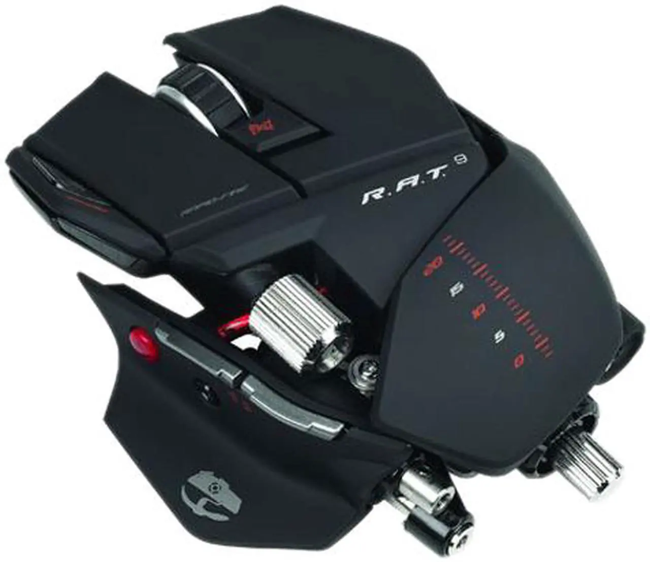 Alt view image 4 of 9 - Cyborg CCB4370900B2/02/1 Black 7 Buttons 1 x Wheel USB Laser R.A.T. 9 Gaming Mouse
