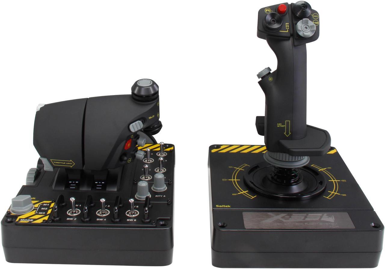 Alt view image 2 of 9 - Mad Catz Saitek Pro Flight X-55 Rhino H.O.T.A.S. (Hands on Throttle and Stick) System for PC
