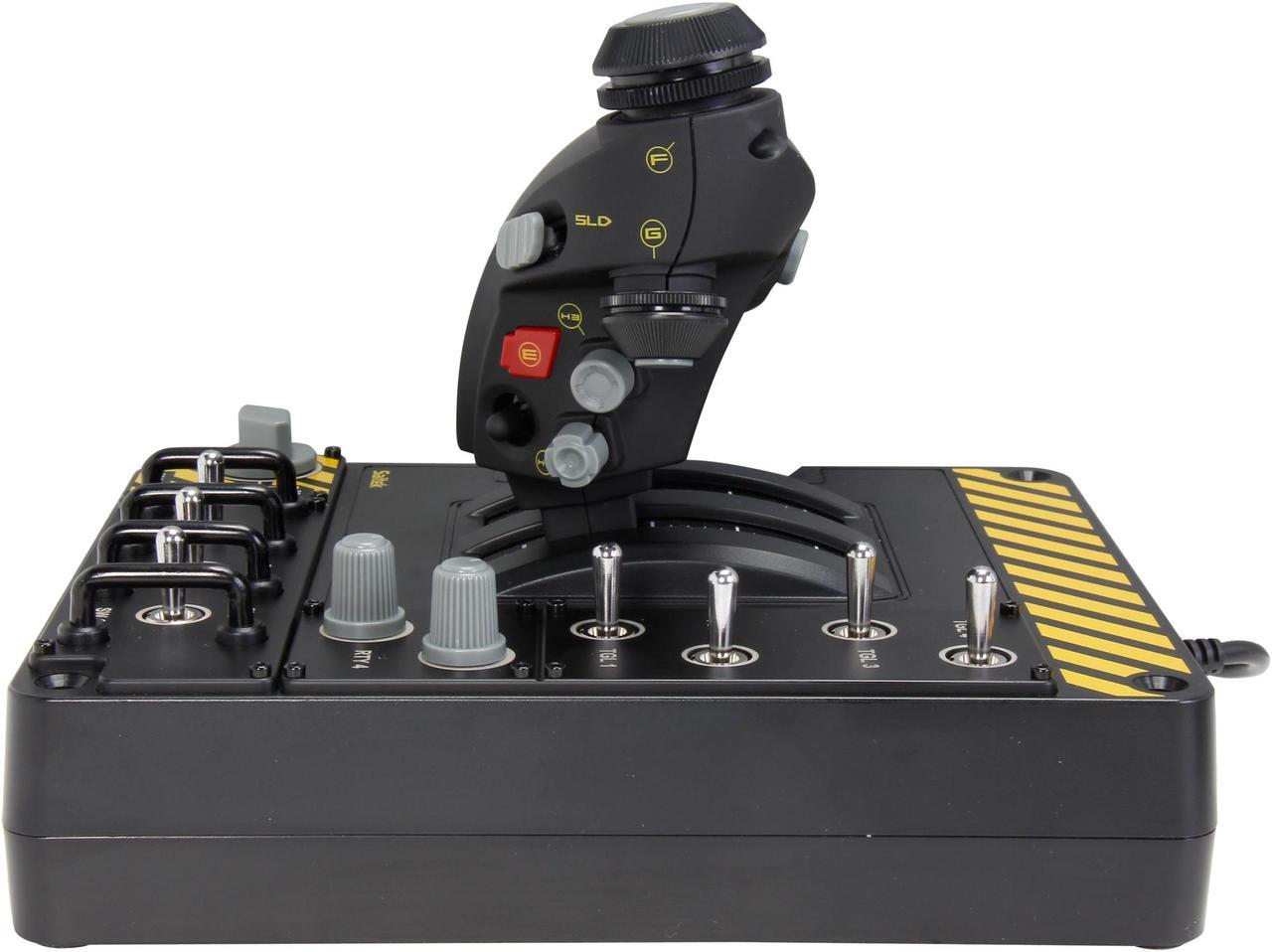 Alt view image 3 of 9 - Mad Catz Saitek Pro Flight X-55 Rhino H.O.T.A.S. (Hands on Throttle and Stick) System for PC