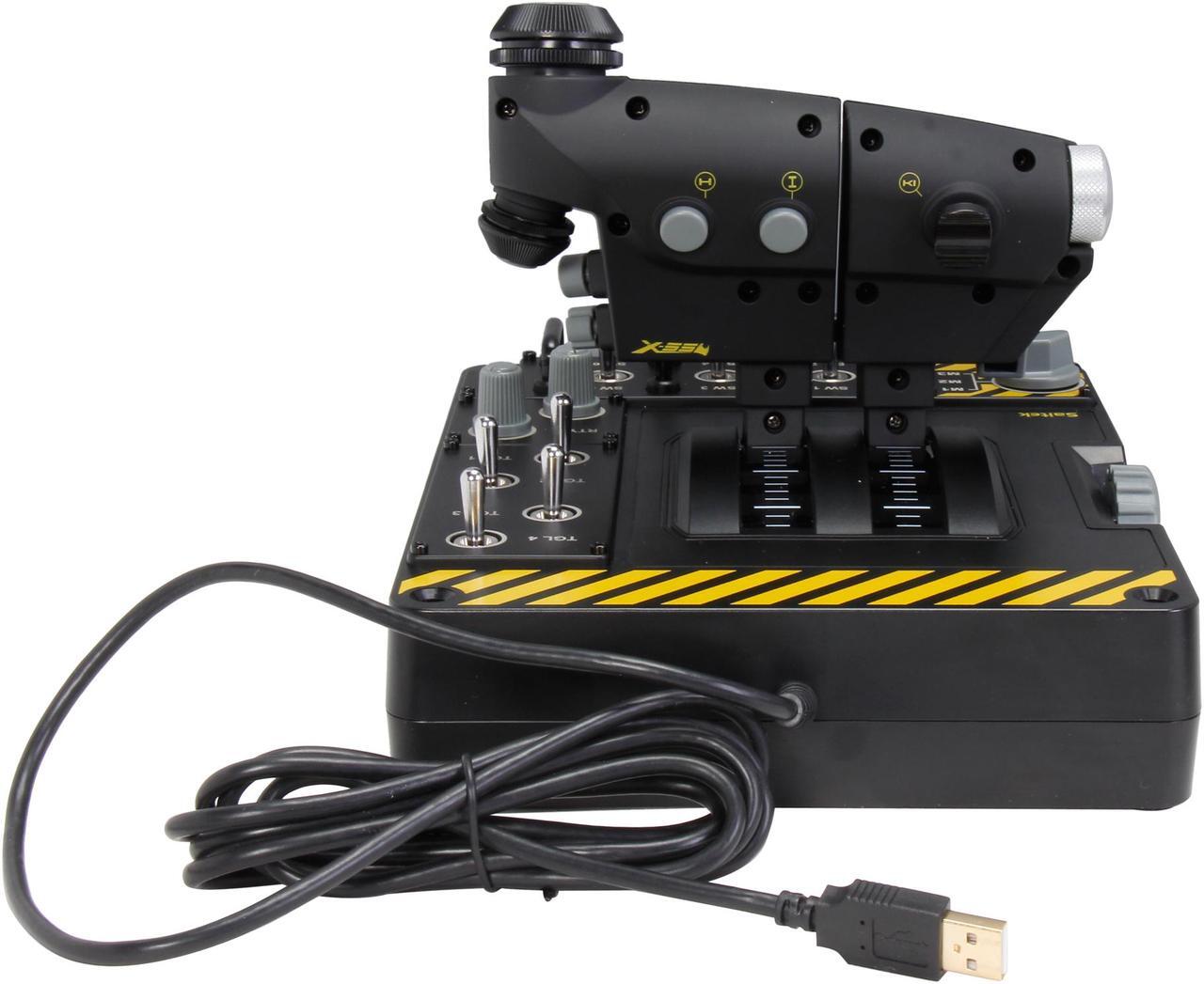 Alt view image 4 of 9 - Mad Catz Saitek Pro Flight X-55 Rhino H.O.T.A.S. (Hands on Throttle and Stick) System for PC