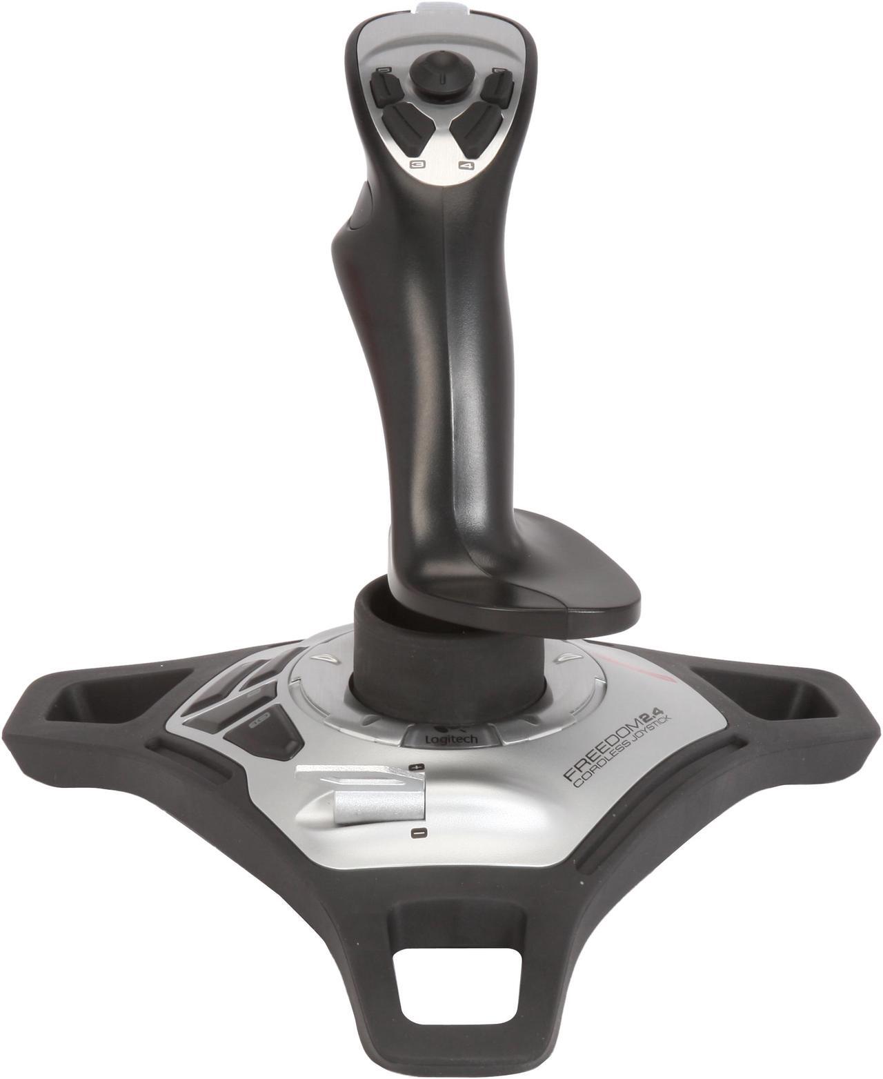 Alt view image 5 of 11 - Logitech 963283-0403 Freedom 2.4 Cordless USB Joystick