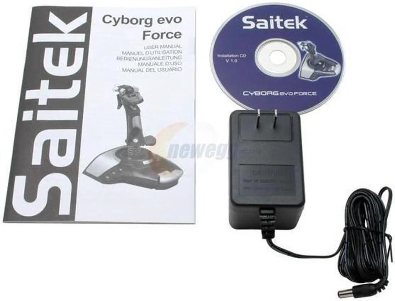 Alt view image 4 of 5 - Saitek PS27 Cyborg Evo Force PC Flight Stick