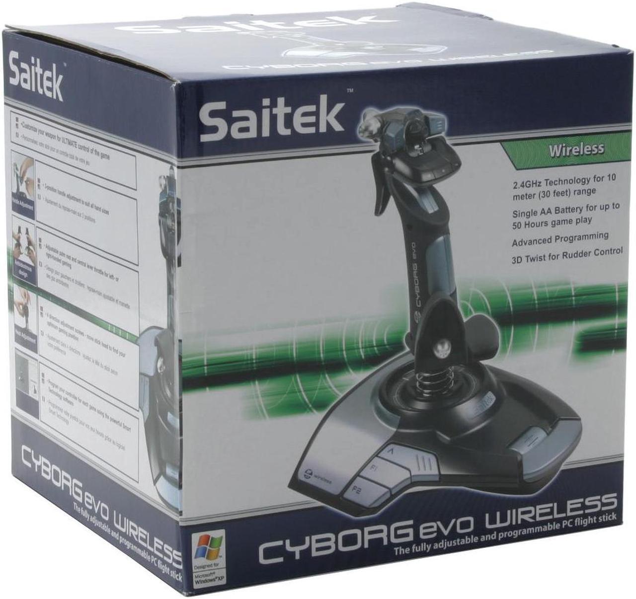 Alt view image 4 of 4 - Saitek Cyborg evo Wireless Joystick