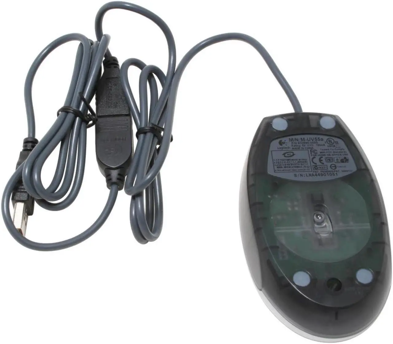 Alt view image 4 of 5 - Logitech Mini Optical 930732-0403 3 Buttons 1 x Wheel USB Wired Optical Mouse - OEM