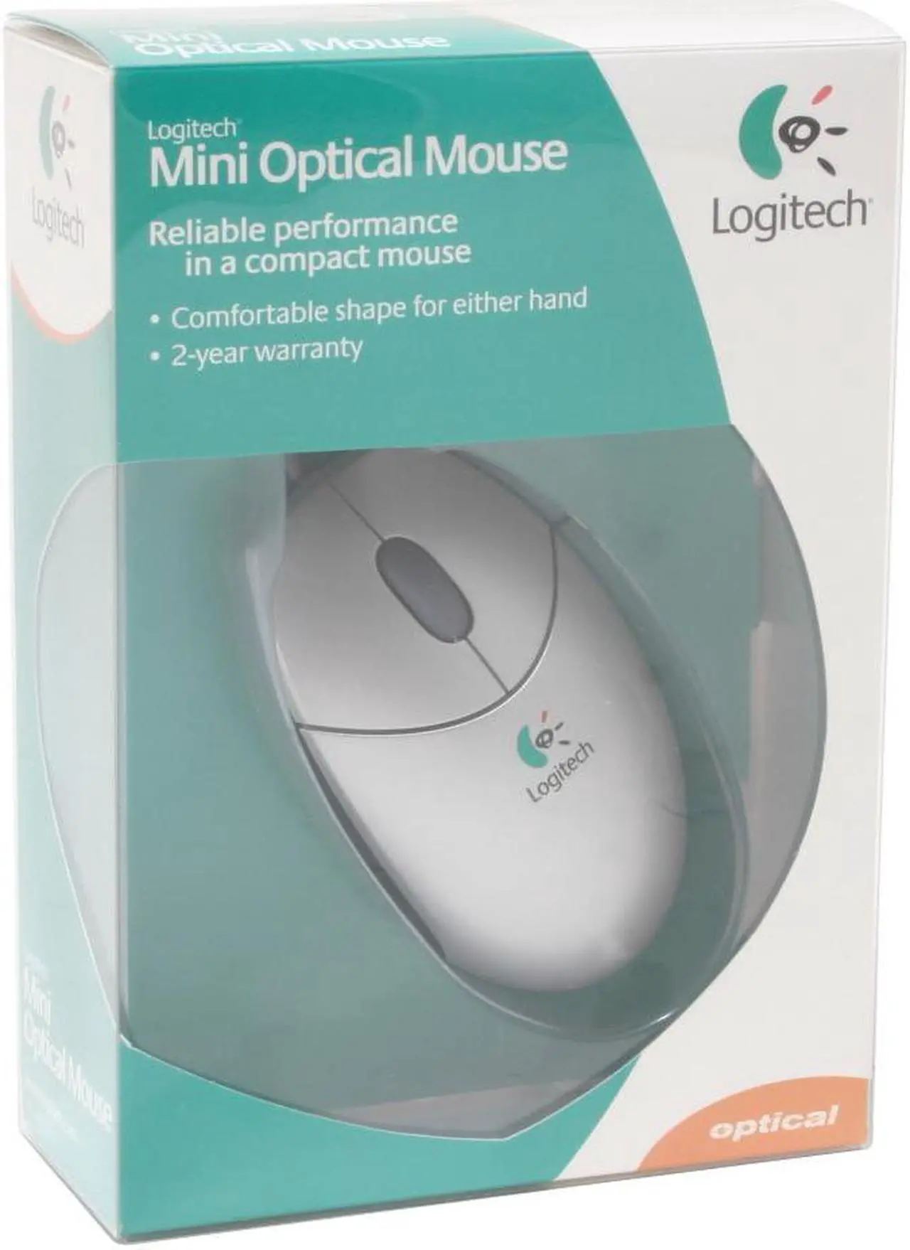 Alt view image 5 of 5 - Logitech Mini Optical 930732-0403 3 Buttons 1 x Wheel USB Wired Optical Mouse - OEM