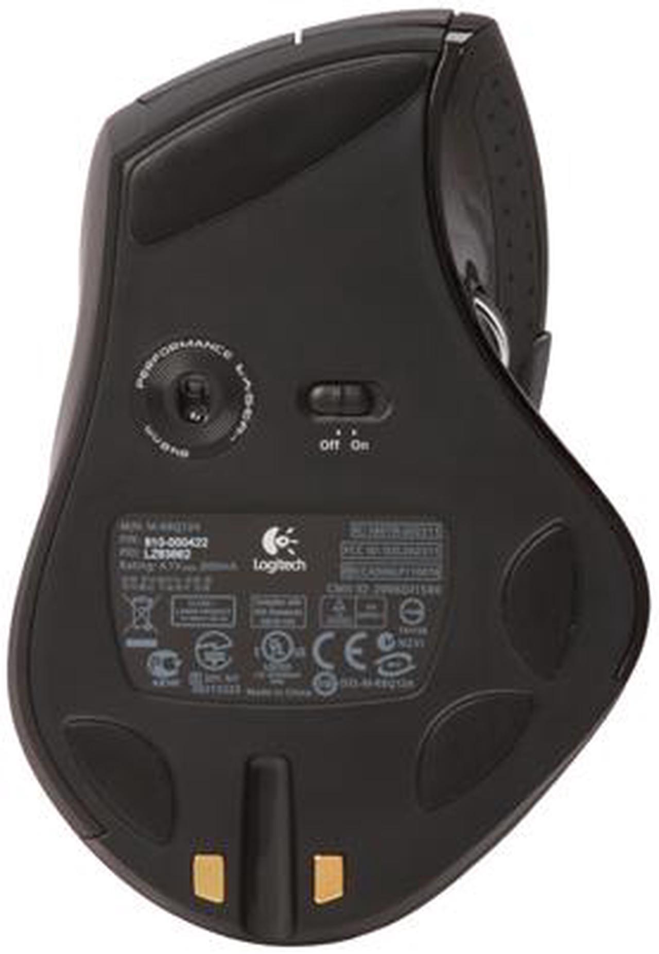 Alt view image 6 of 7 - Logitech MX Revolution Black 7 Buttons 2 x Wheels RF Wireless Laser Mouse