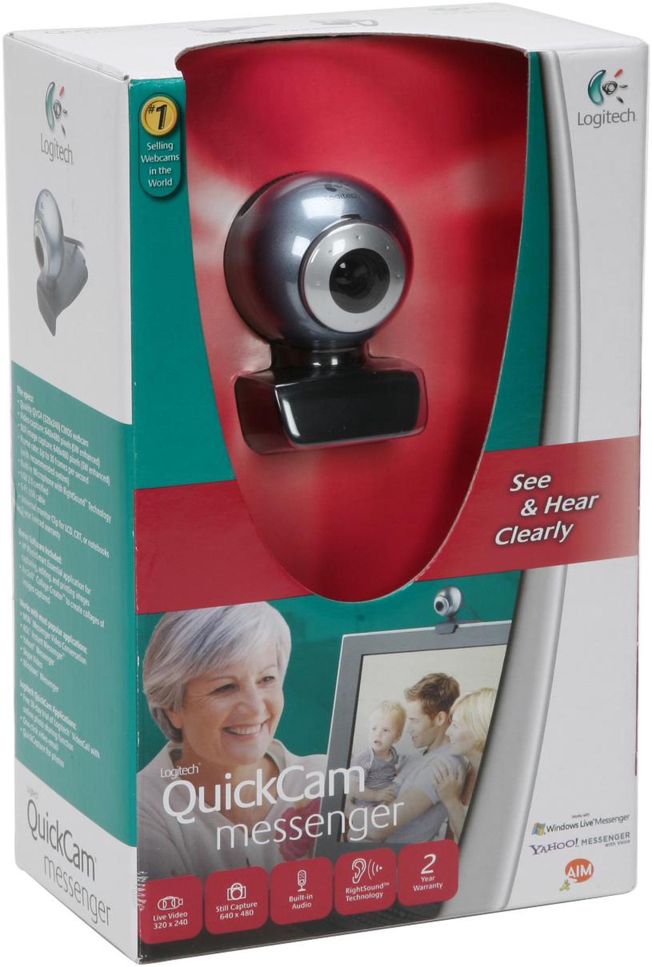 Alt view image 9 of 9 - Logitech QuickCam Messenger USB 2.0 WebCam