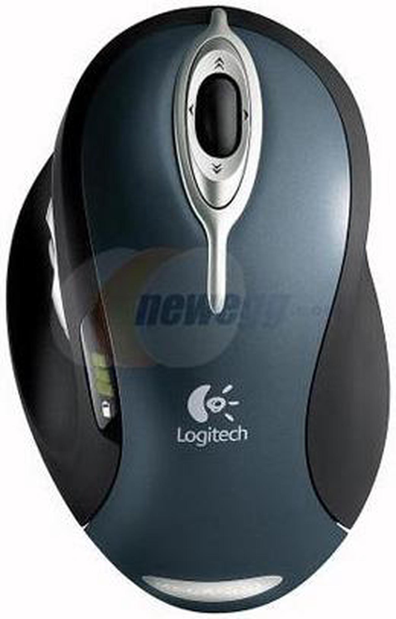 Alt view image 3 of 3 - Logitech MX1000 2-Tone 6 Buttons Tilt Wheel Fast RF Wireless Laser Mouse