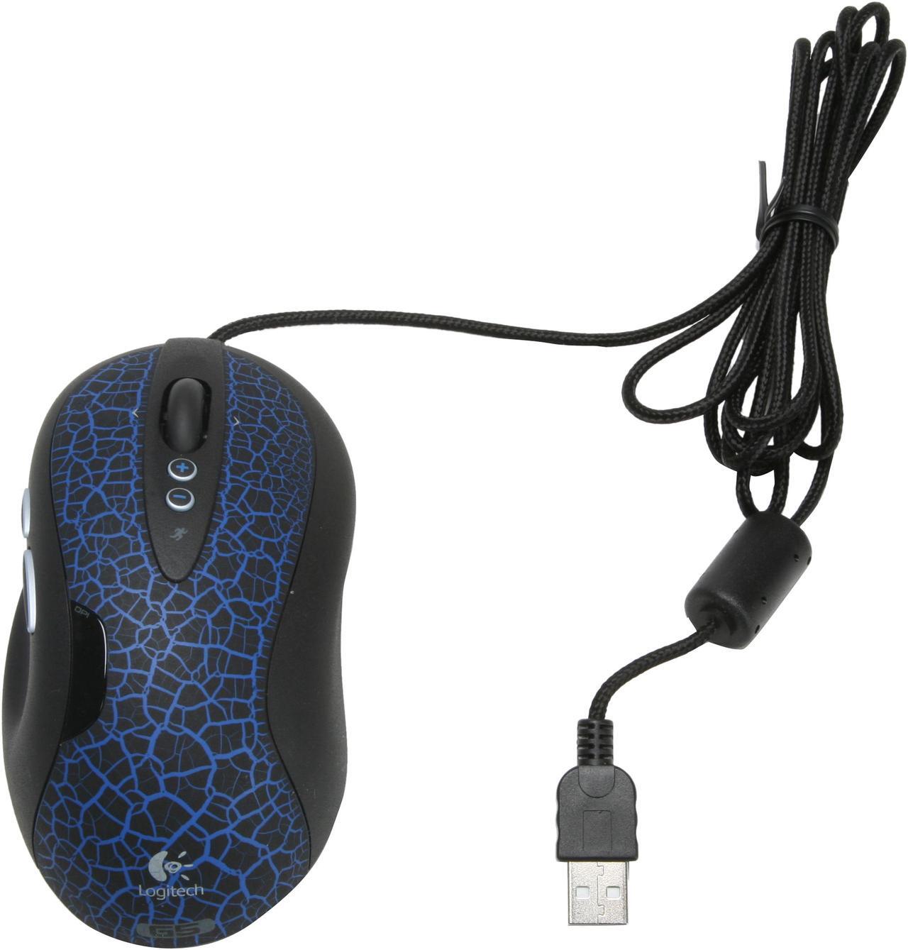 Alt view image 7 of 8 - Logitech G5 7 Buttons Tilt Wheel USB Wired Laser Mouse