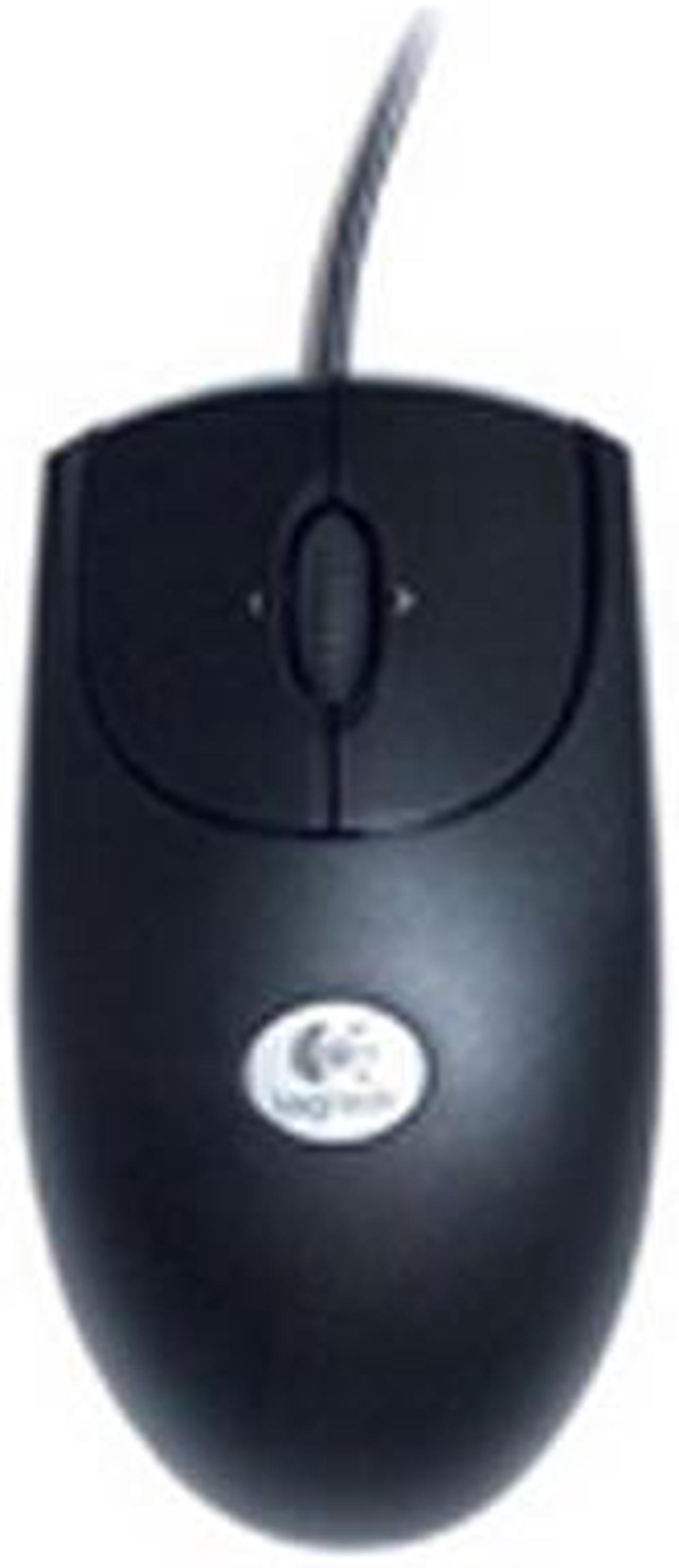 Alt view image 2 of 9 - Logitech RX250 Black 3 Buttons Tilt Wheel USB or PS/2 Wired Optical Mouse