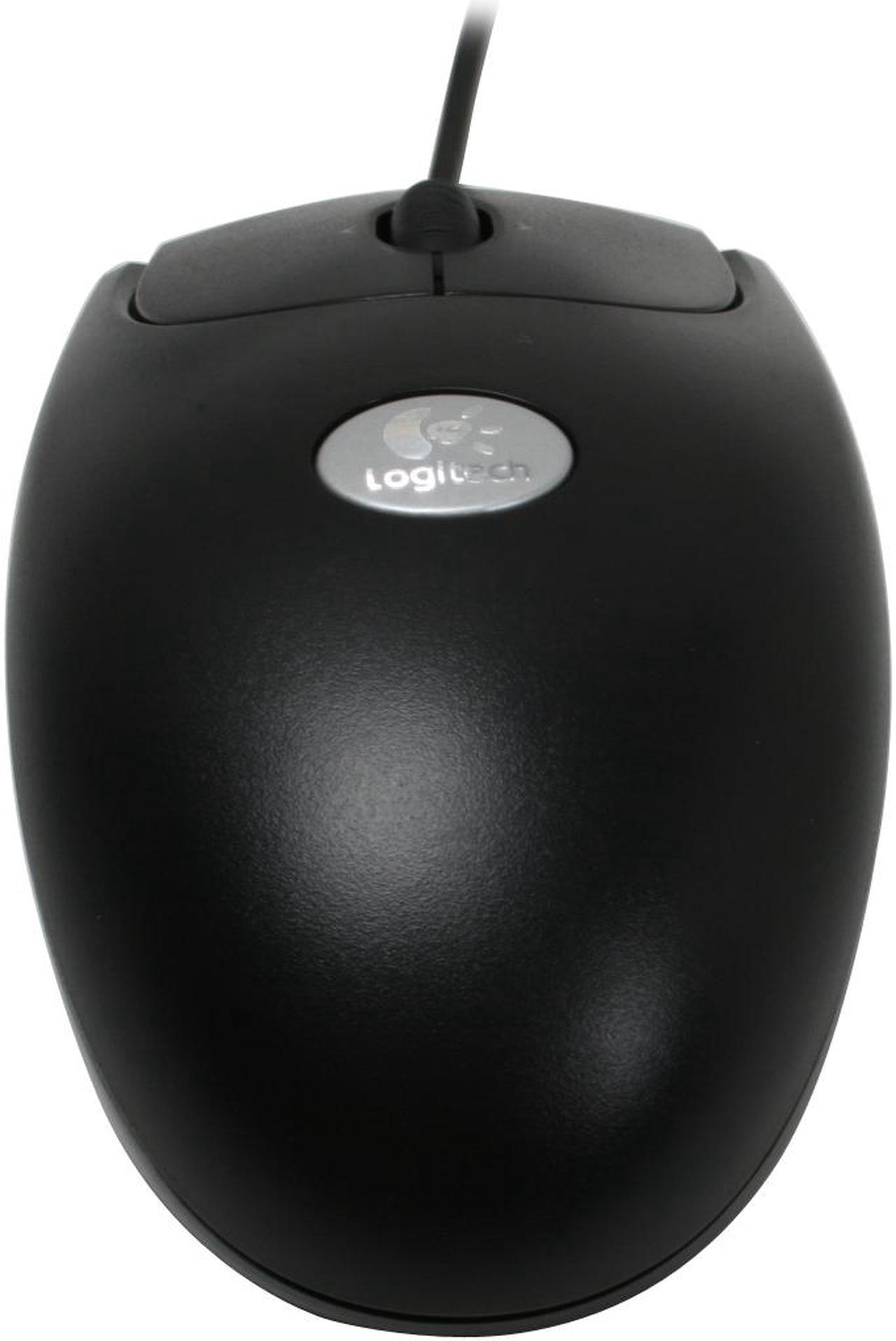 Alt view image 4 of 9 - Logitech RX250 Black 3 Buttons Tilt Wheel USB or PS/2 Wired Optical Mouse