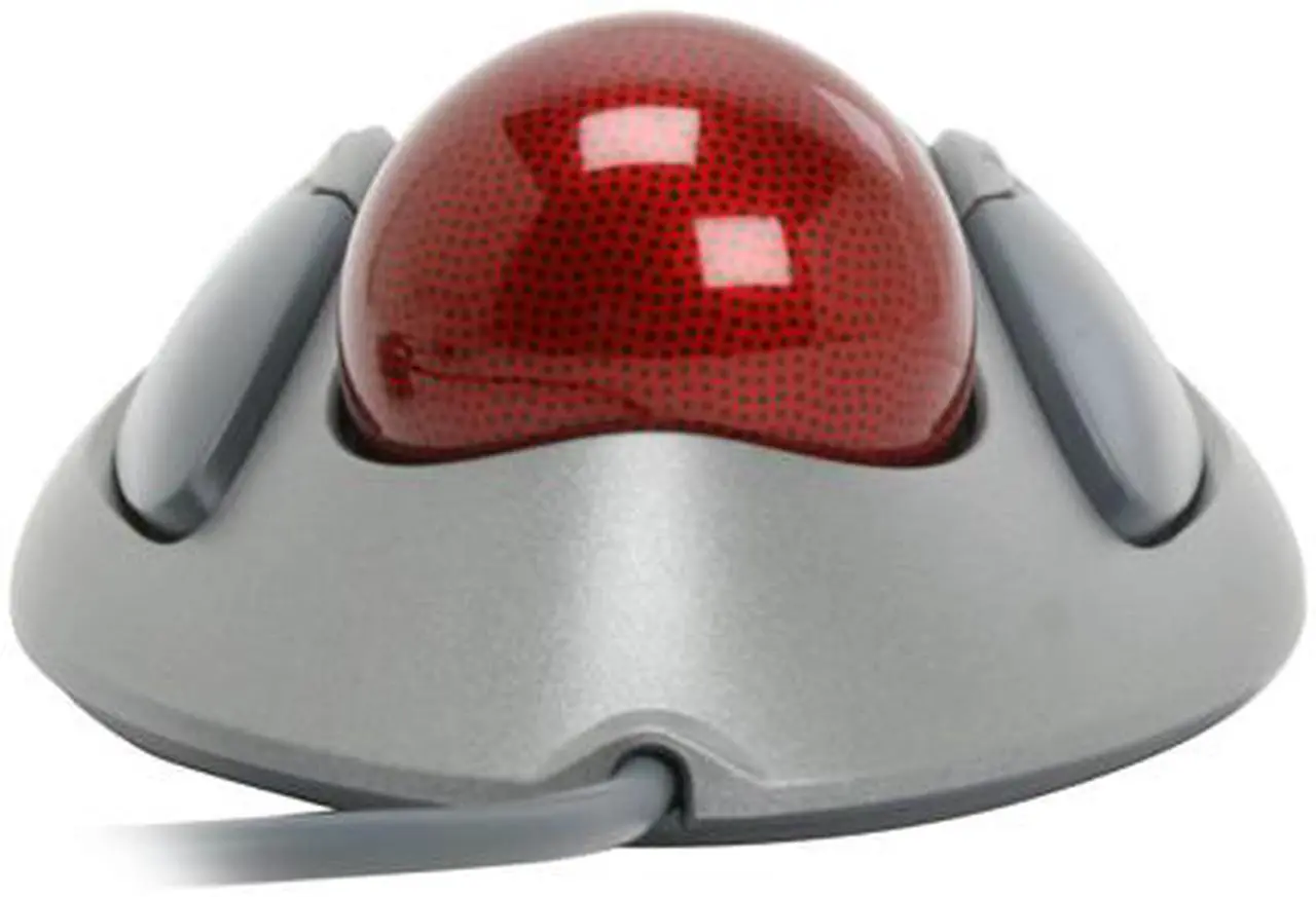 Alt view image 2 of 7 - Logitech Marble Gray 4 Buttons USB or PS/2 Trackball TrackBall Mouse