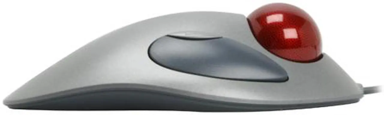 Alt view image 4 of 7 - Logitech Marble Gray 4 Buttons USB or PS/2 Trackball TrackBall Mouse