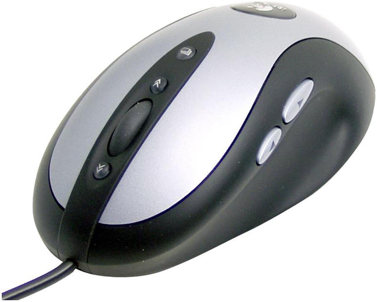 Main image of Logitech MX500 Silver/Black 8 Buttons 1 x Wheel USB or PS/2 Wired Optical Mouse