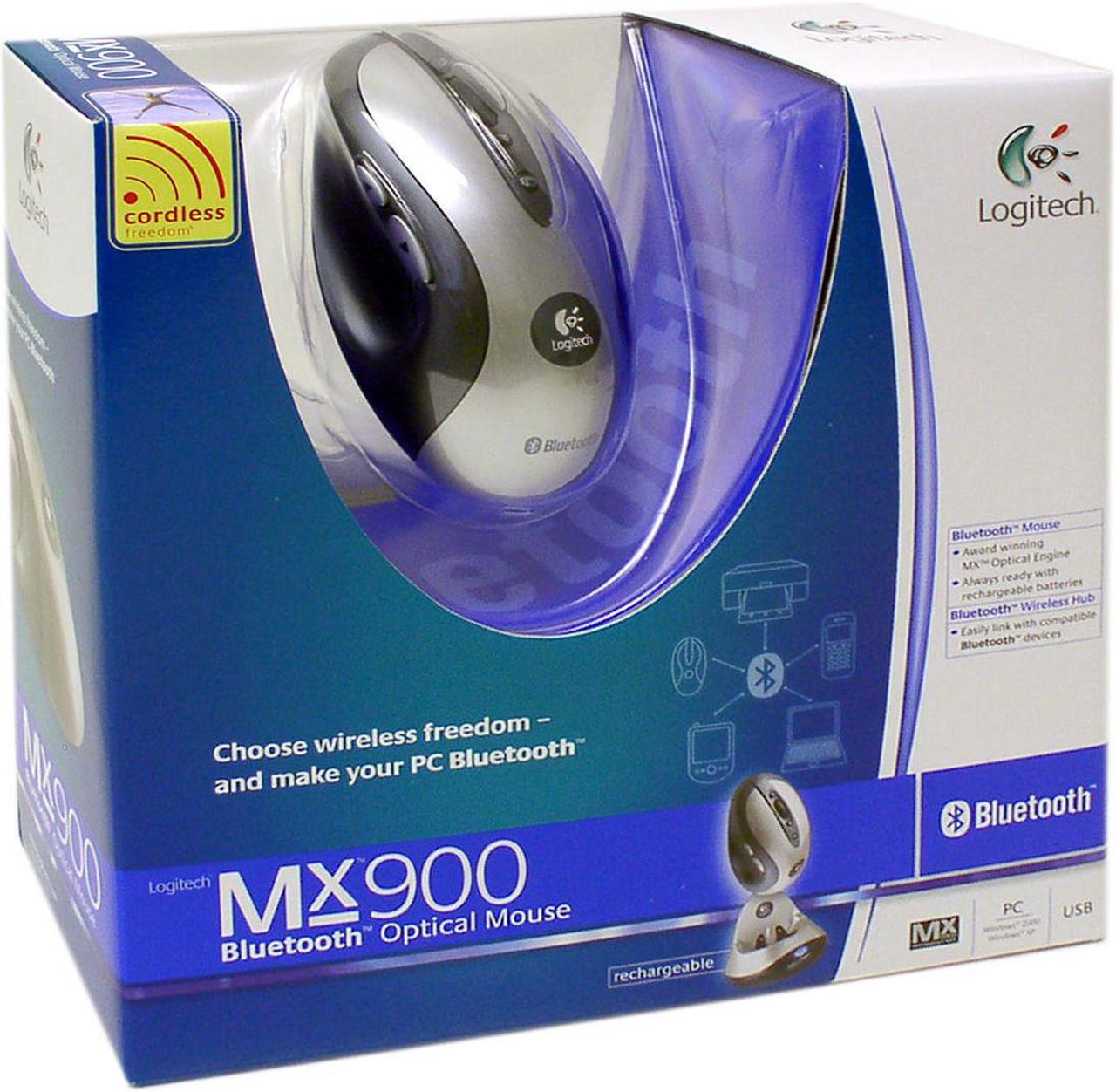 Alt view image 5 of 5 - Logitech MX900 930970-0403 2-Tone 8 Buttons 1 x Wheel Bluetooth Wireless Optical Mouse
