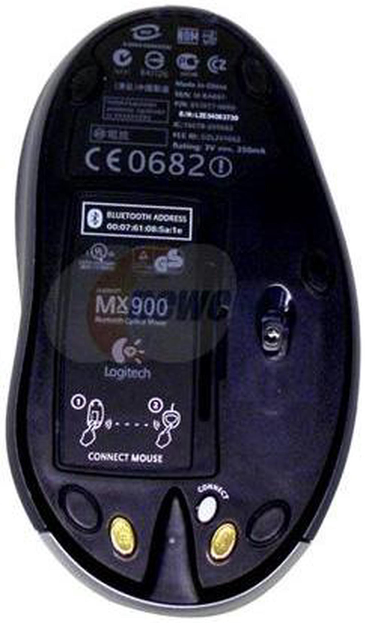 Alt view image 3 of 5 - Logitech MX900 930970-0403 2-Tone 8 Buttons 1 x Wheel Bluetooth Wireless Optical Mouse