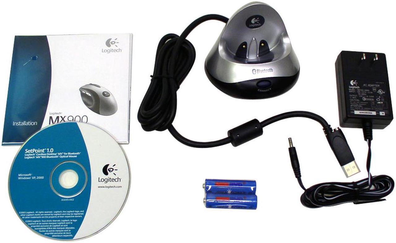 Alt view image 4 of 5 - Logitech MX900 930970-0403 2-Tone 8 Buttons 1 x Wheel Bluetooth Wireless Optical Mouse
