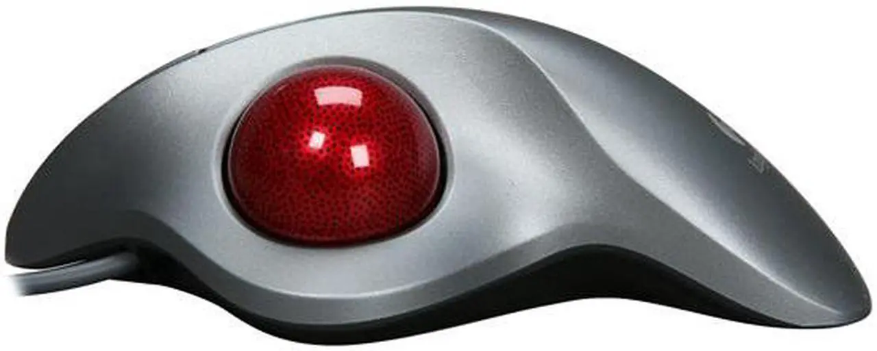 Alt view image 2 of 4 - Logitech Gray Wired TrackMan Wheel Mouse