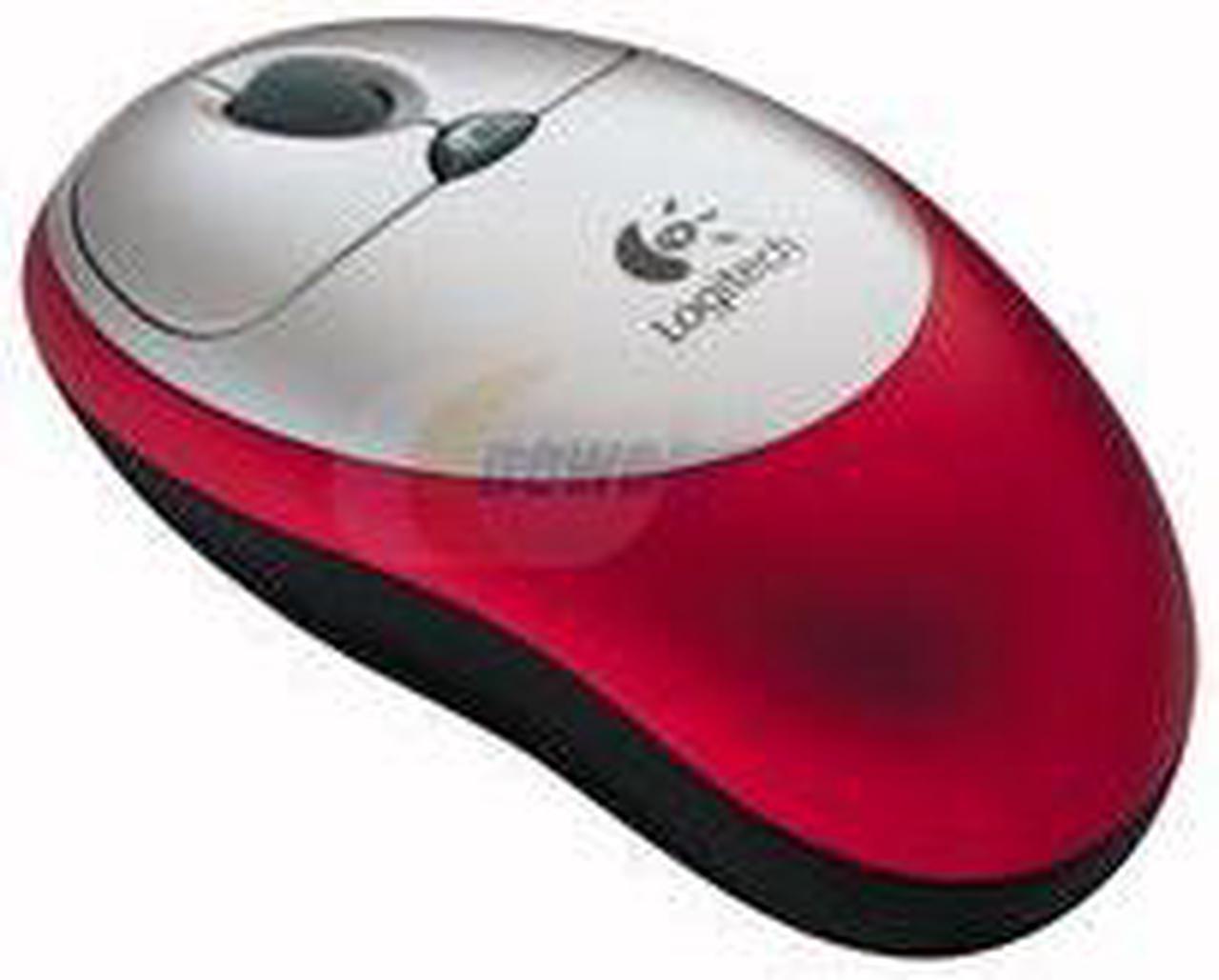 Logitech Cordless Click! Optical 931106-0403 2-Tone 4 Buttons 1 x Wheel Optical Mouse