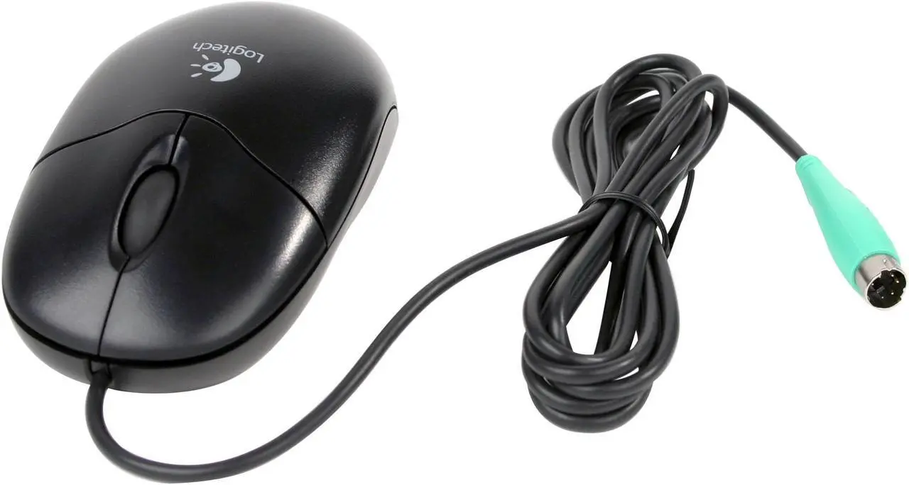 Logitech SBF96 Black Standard Optical Mouse - Newegg.com