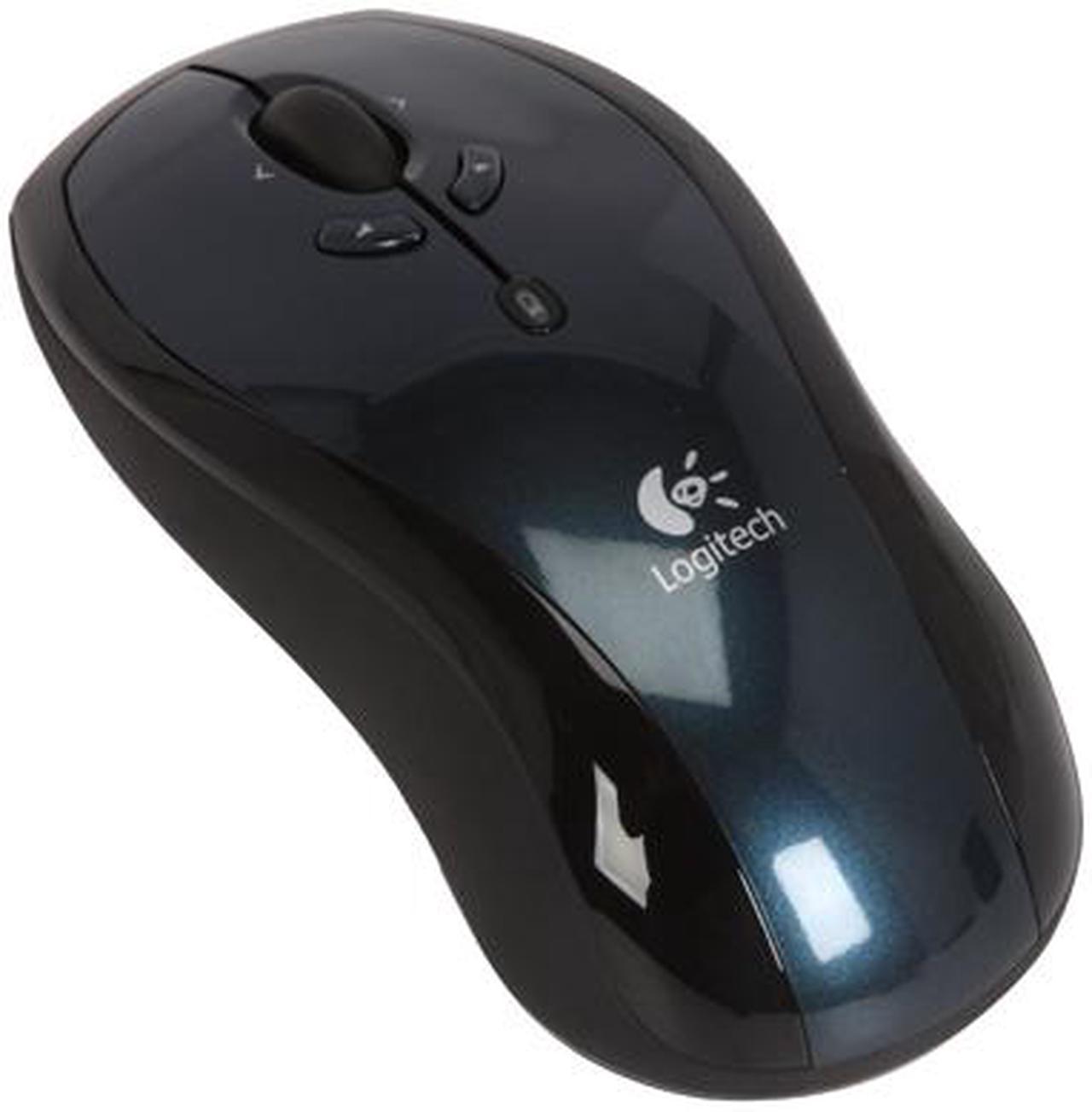 Logitech LX7 Blue 5 Buttons Tilt Wheel RF Wireless Optical Mouse