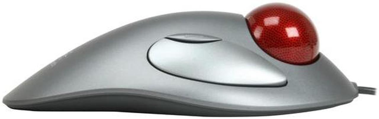 Alt view image 3 of 8 - Logitech Trackman Marble Mouse, Four-Button, Programmable, Dark Gray